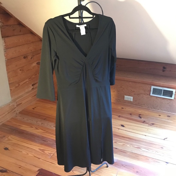 Free People Midi Black Dress, EUC, M - Picture 12 of 13
